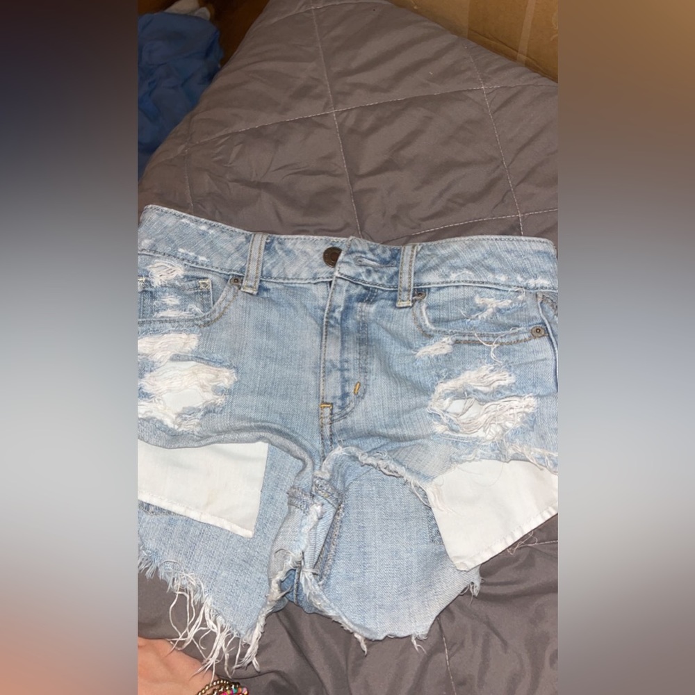 American eagle Jean shorts size 0